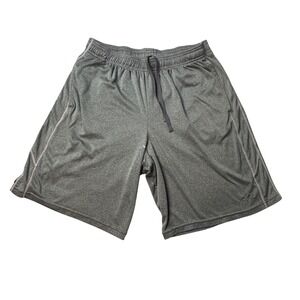 Champion Shorts Mens L Gray Athletic Performance Basketball Drawstring Pocket